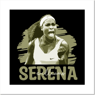 serena tennis williams Posters and Art